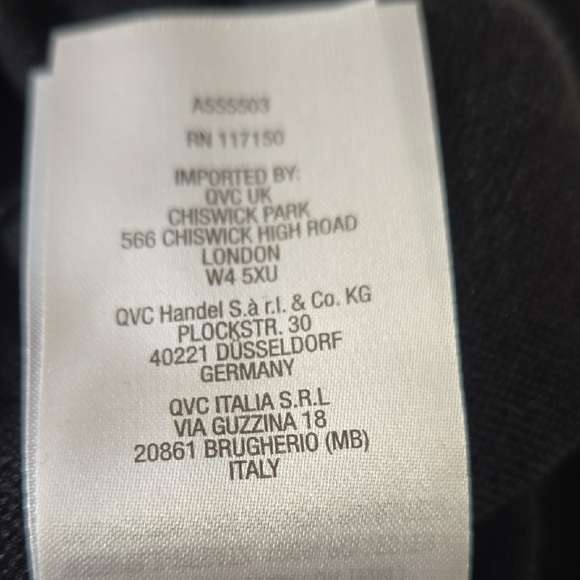 Belle by Kim Gravel Black Cowl Neck Sweater with Pom-Poms - Picture 9 of 11